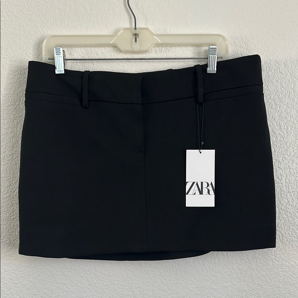 Zara Black Mini Pencil Skirt for Work